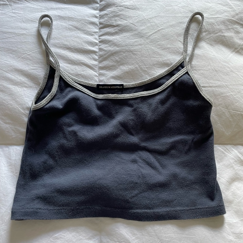 Womens Brandy Melville navy blue tank